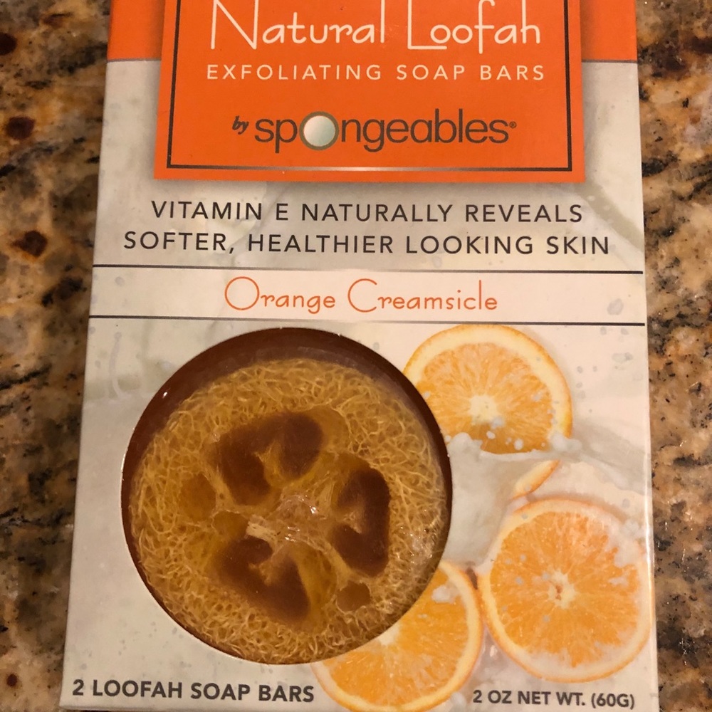 Natural Loofa Exfoliating Bars